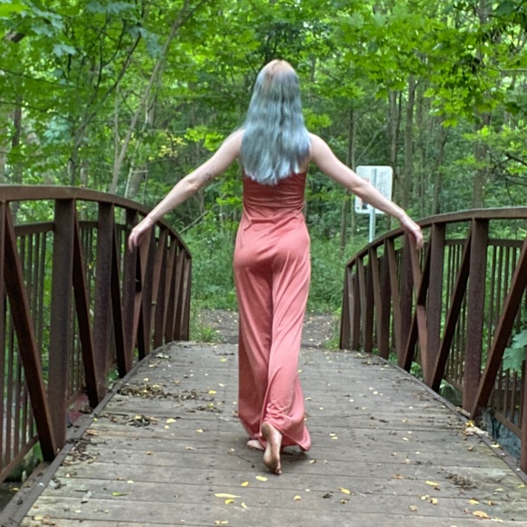 Vintage Maxi Lace Slip Dress - Picture 9 of 9